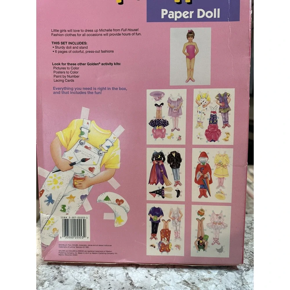 1992‎ Golden Full House Paper Doll Michelle Set 12